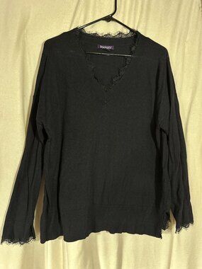 Roman's Black Women's Sweater Size 18/20 Excellent Condition